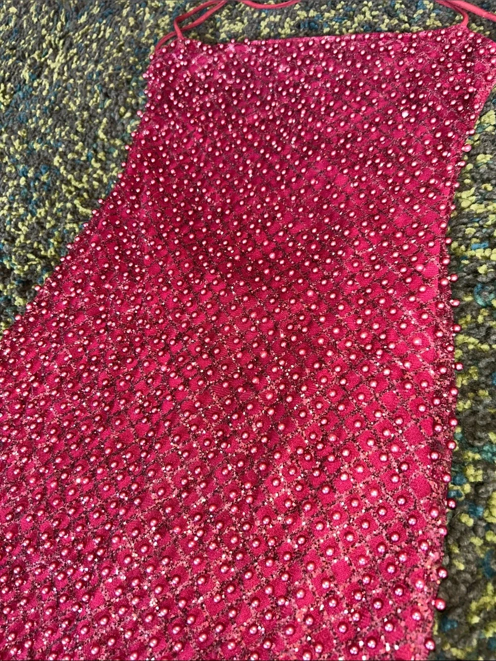 Oh Polly Beaded Sparkly Minidress - Picture 3 of 5